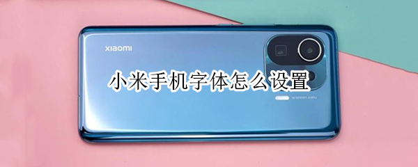 小米手机字体怎么设置（小米手机字体怎么设置简体字）