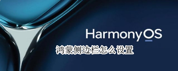 鸿蒙侧边栏怎么设置（鸿蒙侧边栏怎么设置p30）