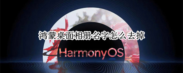 鸿蒙桌面相册名字怎么去掉 鸿蒙桌面布局相册名怎么删掉