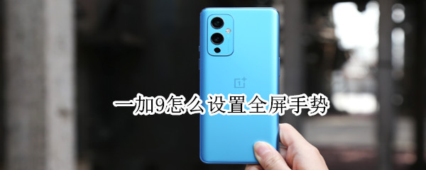 一加9怎么设置全屏手势 一加9全屏手势在哪