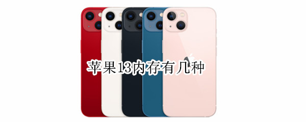 苹果13内存有几种（苹果13内存有几种型号）