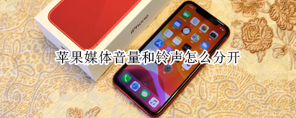 苹果媒体音量和铃声怎么分开（苹果媒体音量和铃声怎么分开11）