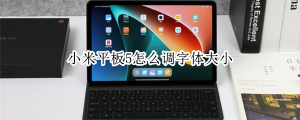 小米平板5怎么调字体大小 小米平板5怎么调字体大小啊