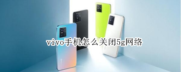 vivo手机怎么关闭5g网络（vivo手机如何关闭5g）