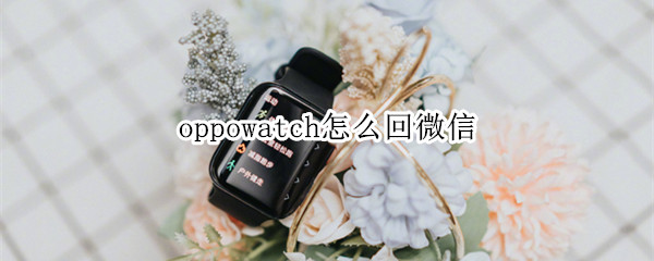 oppowatch怎么回微信（OPPOwatch怎么回微信）