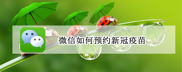 微信如何预约新冠疫苗（微信如何预约新冠疫苗接种第三针）