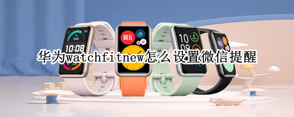 华为watchfitnew怎么设置微信提醒 华为watchfit怎么看微信内容