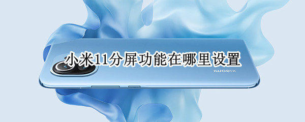 小米11分屏功能在哪里设置（小米11分屏功能怎么使用）