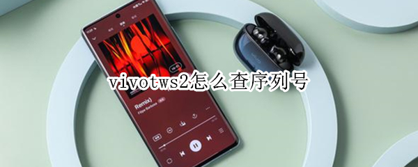 vivotws2怎么查序列号 vivotws2序列号有什么用