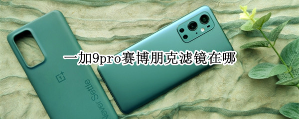 一加9pro赛博朋克滤镜在哪（一加9r赛博朋克滤镜在哪调）