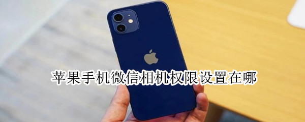 苹果手机微信相机权限设置在哪（苹果手机微信相机权限没有了）