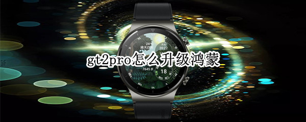 gt2pro怎么升级鸿蒙（gt2pro升级鸿蒙教程）