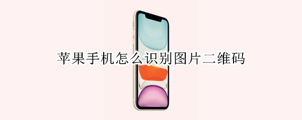苹果手机怎么识别图片二维码（苹果手机怎么识别图片二维码付款）