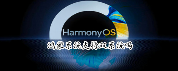 鸿蒙系统支持双系统吗（鸿蒙系统支持双开吗）