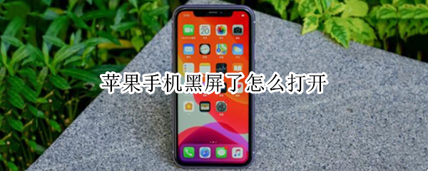 苹果手机黑屏了怎么打开 苹果手机黑屏了怎么打开屏幕