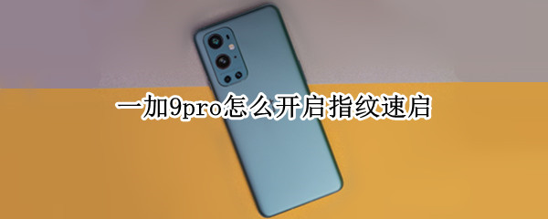 一加9pro怎么开启指纹速启 一加9pro怎么开启指纹速启设置