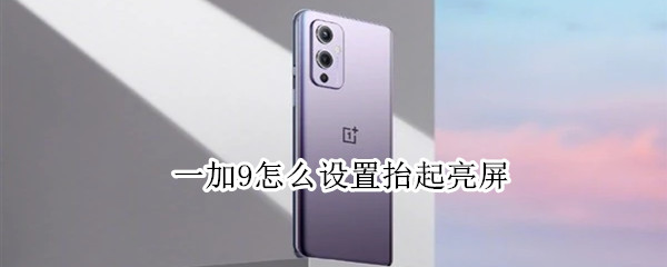 一加9怎么设置抬起亮屏 一加9怎么设置抬起亮屏时间
