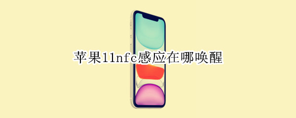苹果11nfc感应在哪唤醒（苹果12怎么唤醒nfc）
