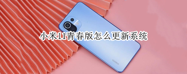 小米11青春版怎么更新系统（小米11青春版怎么更新miui12.5）