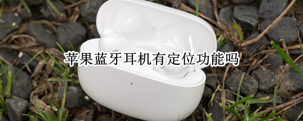 苹果蓝牙耳机有定位功能吗 苹果蓝牙耳机有定位功能吗怎么用
