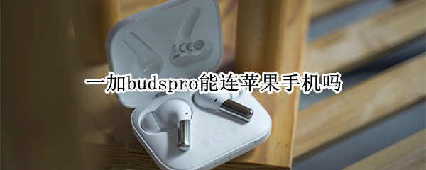 一加budspro能连苹果手机吗（一加耳机buds苹果手机能用吗）