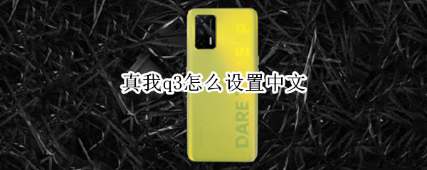 真我q3怎么设置中文（真我q3如何设置输入法）