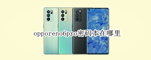 opporeno6pro密码本在哪里（opporeno6pro热点密码）