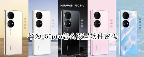 华为p50pro怎么设置软件密码（华为p50pro怎么设置软件密码锁屏）
