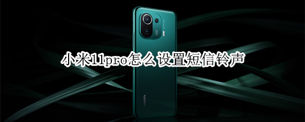 小米11pro怎么设置短信铃声（小米11pro怎么设置短信铃声）