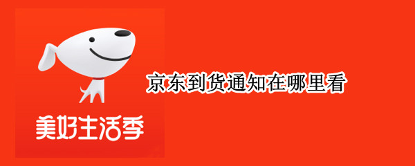 京东到货通知在哪里看 京东app的到货通知在哪