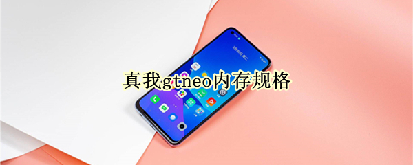 真我gtneo内存规格 真我gtneo内存参数