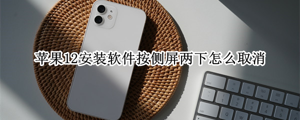 苹果12安装软件按侧屏两下怎么取消 苹果12安装软件按侧屏两下怎么取消掉
