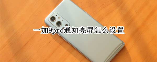 一加9pro通知亮屏怎么设置（一加9pro锁屏没有通知）