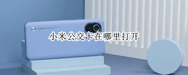 小米公交卡在哪里打开（小米公交卡在哪里打开的）