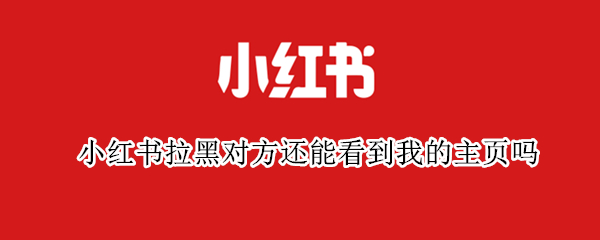 小红书拉黑对方还能看到我的主页吗 被对方拉黑删除教你一招挽回