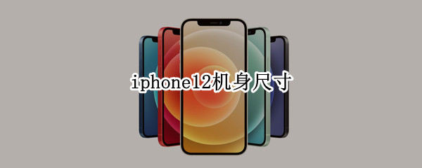 iphone12机身尺寸 iphone12机身尺寸和屏幕尺寸