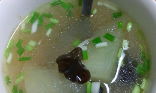 冬瓜木耳汤减肥法，瘦身经验tips! 木耳汤能减肥吗