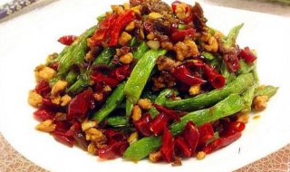干煸豆角的做法 家庭干煸豆角的做法