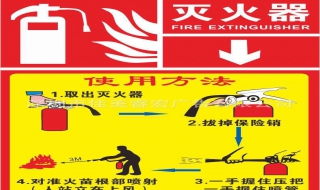 常见灭火器的使用方法 常见灭火器的使用方法有哪三步