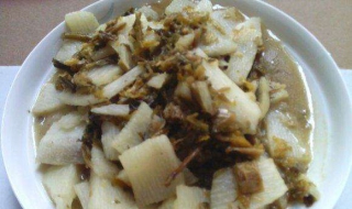 山药的做法：美味的咸菜炒山药 山药咸菜的做法大全