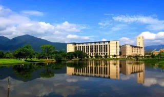风景如画的福州大学 福州大学景色