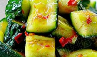 凉拌黄瓜的做法 家常凉拌黄瓜的做法