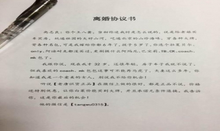 离婚协议书是什么怎么写（离婚协议书都是怎么写）