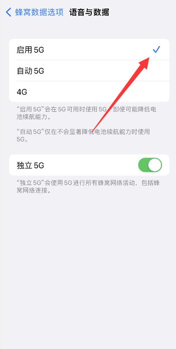 iPhone13是5G怎么总显示4G呢