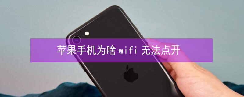 iPhone手机为啥wifi无法点开 iphone wifi打不开