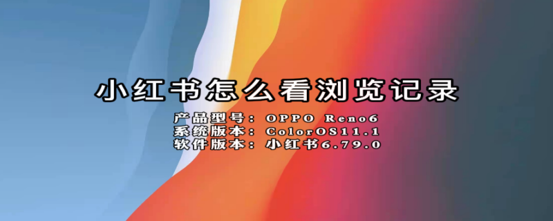 小红书怎么看浏览记录（小红书怎么看浏览记录在哪里看）