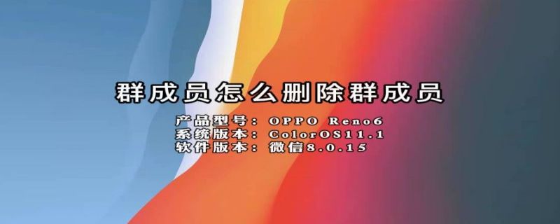 群成员怎么删除群成员（群成员怎么删除群成员信息）