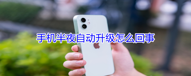 手机半夜自动升级怎么回事（手机半夜自动升级怎么回事儿）