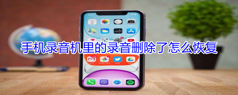 手机录音机里的录音删除了怎么恢复（手机录音机里的录音删除了怎么恢复oppo）