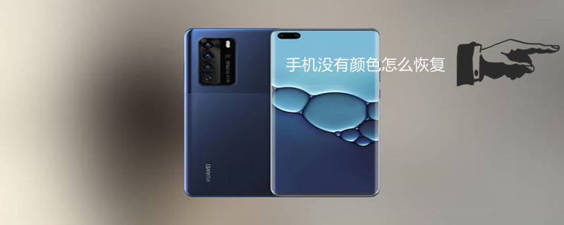 手机没有颜色怎么恢复（小米手机没有颜色怎么恢复）
